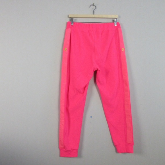 Dudley Stephens Terry Fleeced Jay Joggers Women M Pink Polyester Loungewear 302 - Picture 2 of 12